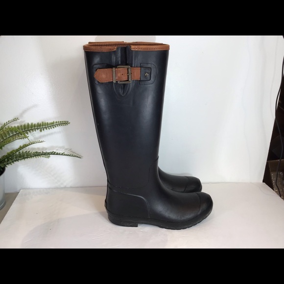 SPERRY TOP SIDER WALKER HAZE RUBBER TALL BOOTS 9 - Picture 3 of 10